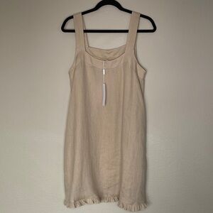 Haven dress women’s medium Puglia linen NWT tan